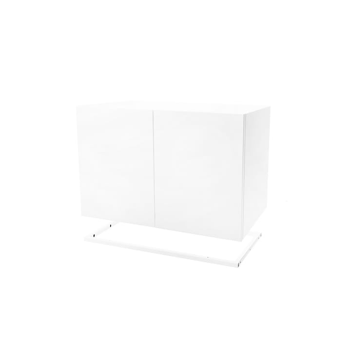 Placard module Molto 560 - blanc, cadre en métal blanc incl. - Zweed