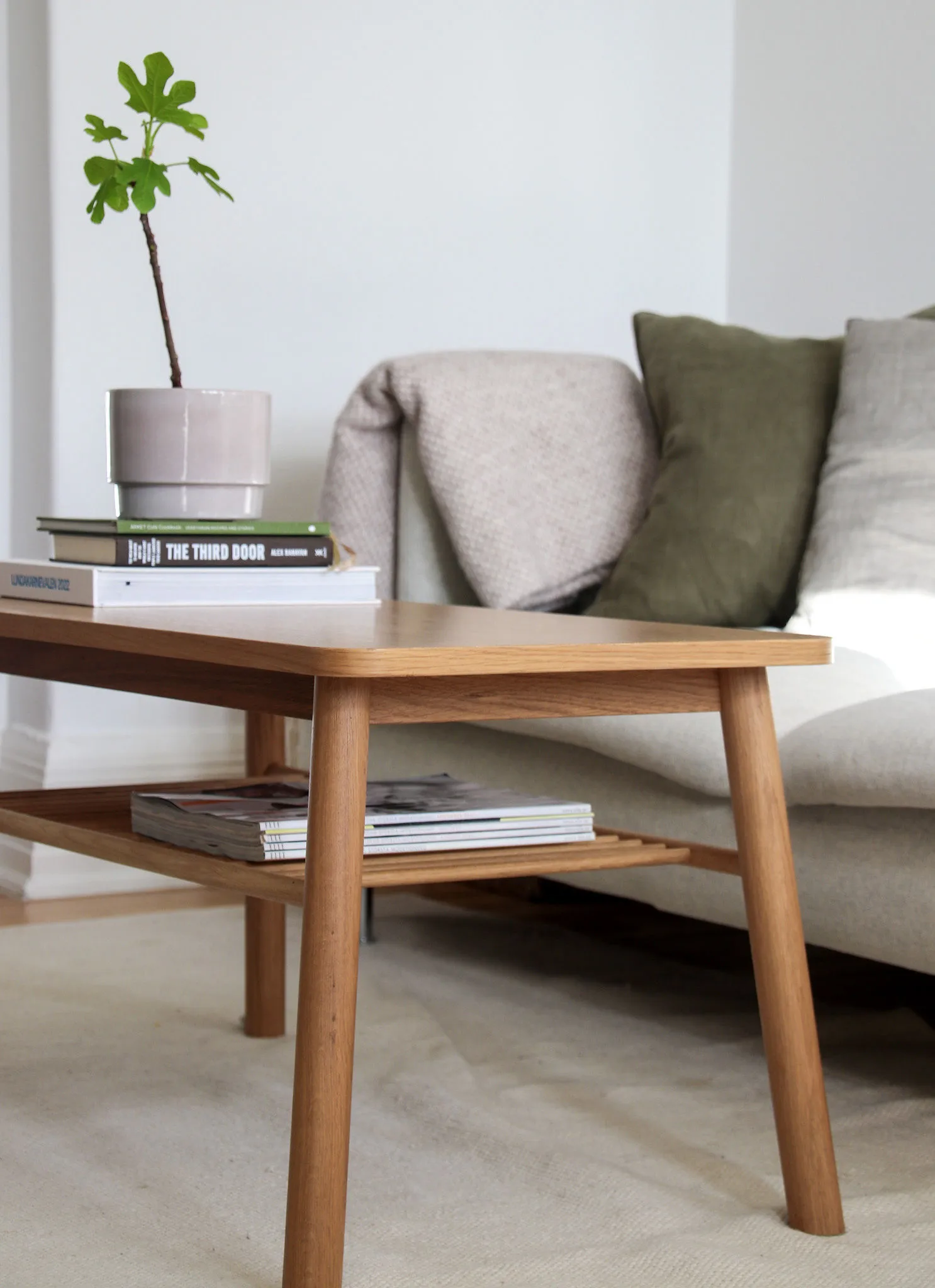 Table basse Mino, chêne Zweed