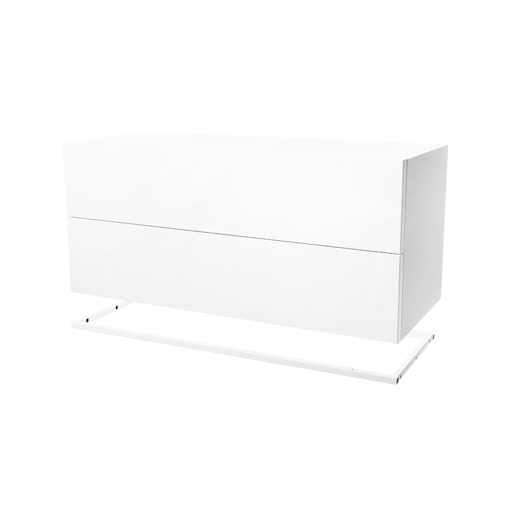 Zweed Tiroir module Molto 840 blanc, cadre en métal blanc incl.