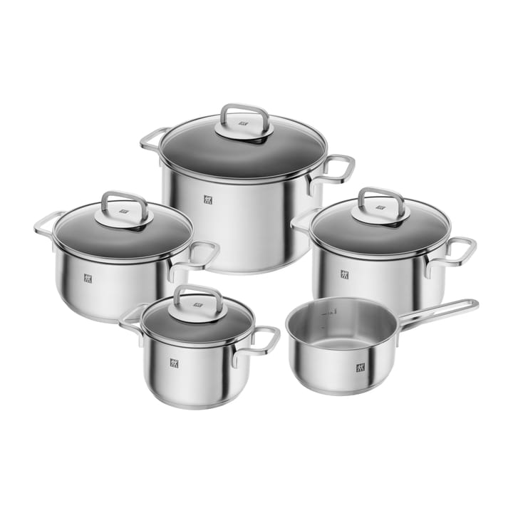 Batterie de cuisine Zwilling Cube 5 Pièces, Acier inoxydable-transparent Zwilling