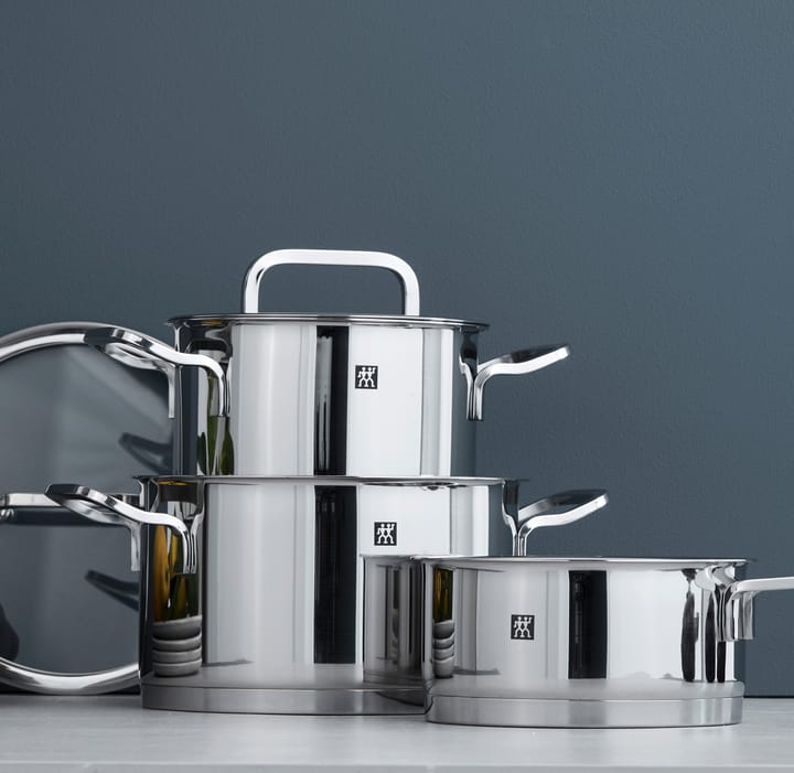 Batterie de cuisine Zwilling Moment S 3 Pièces, Acier inoxydable-noir Zwilling