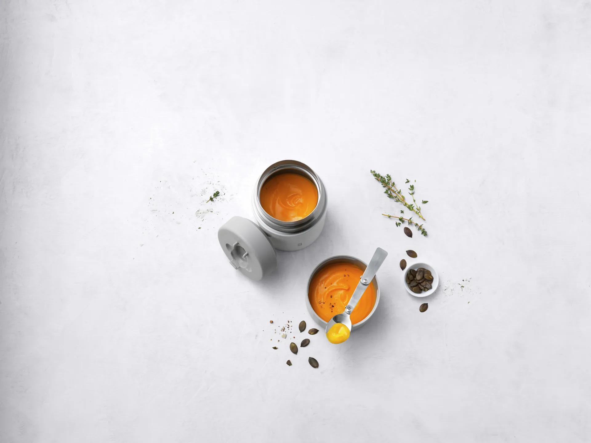 Boîte à déjeuner Zwilling Thermo 0,7 L, Argenté-blanc Zwilling