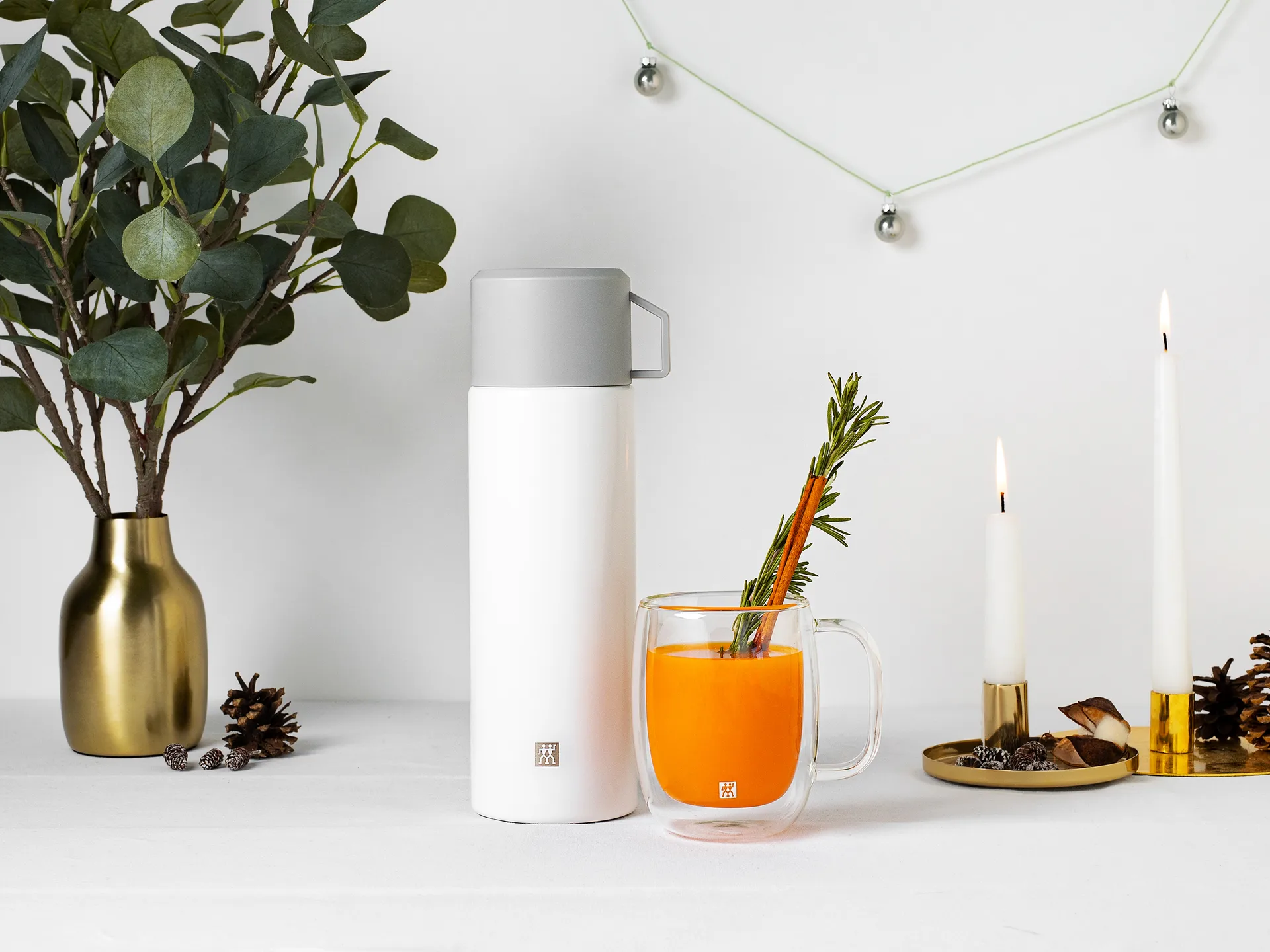 Bouteille thermique Zwilling Thermo 1 L, Argenté-blanc Zwilling