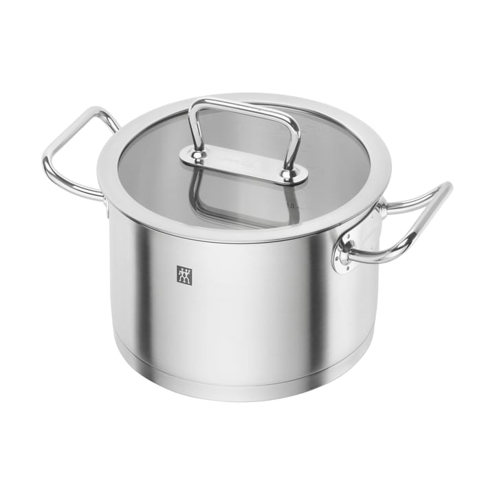 Casserole haute Zwilling Pro avec couvercle en verre en acier inoxydable, 3,5 L Zwilling
