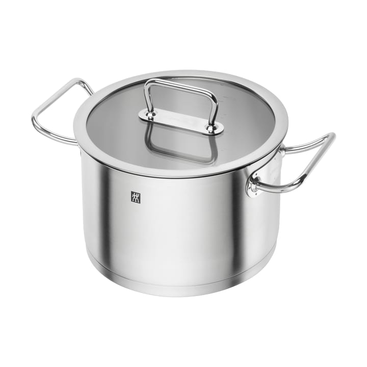 Casserole haute Zwilling Pro avec couvercle en verre en acier inoxydable - 6,2 L - Zwilling