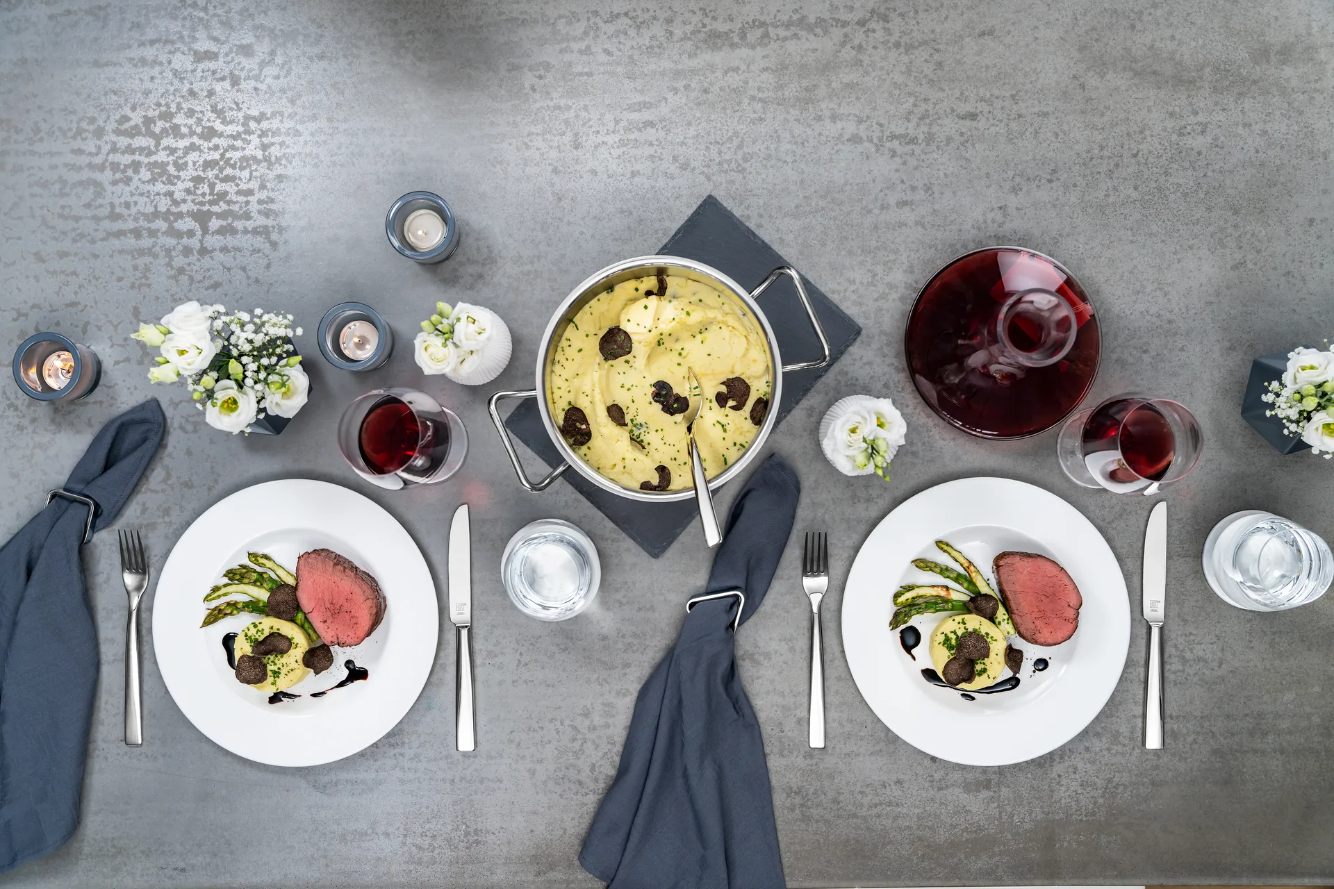 Casserole haute Zwilling Pro avec couvercle en verre en acier inoxydable, 6,2 L Zwilling