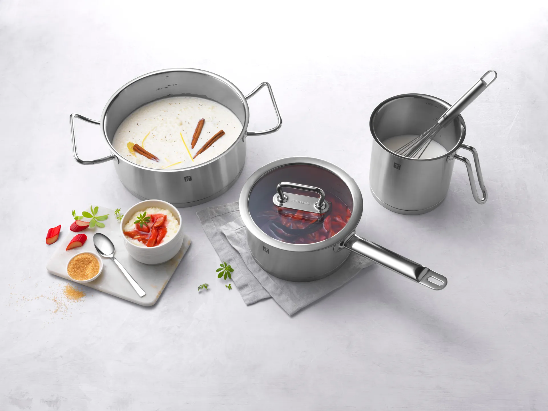 Casserole Zwilling Pro avec couvercle en verre en acier inoxydable, 1,5 L Zwilling