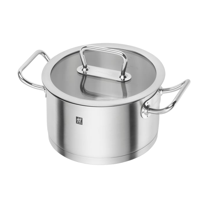 Casserole Zwilling Pro avec couvercle en verre en acier inoxydable - 3,1 L - Zwilling
