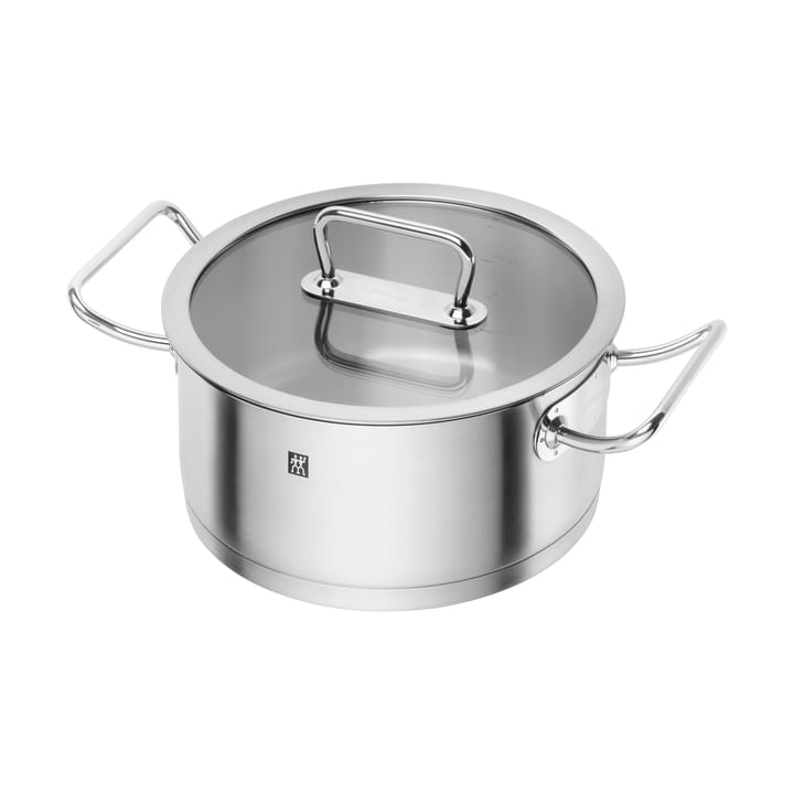 Casserole Zwilling Pro avec couvercle en verre en acier inoxydable - 4,1 L - Zwilling