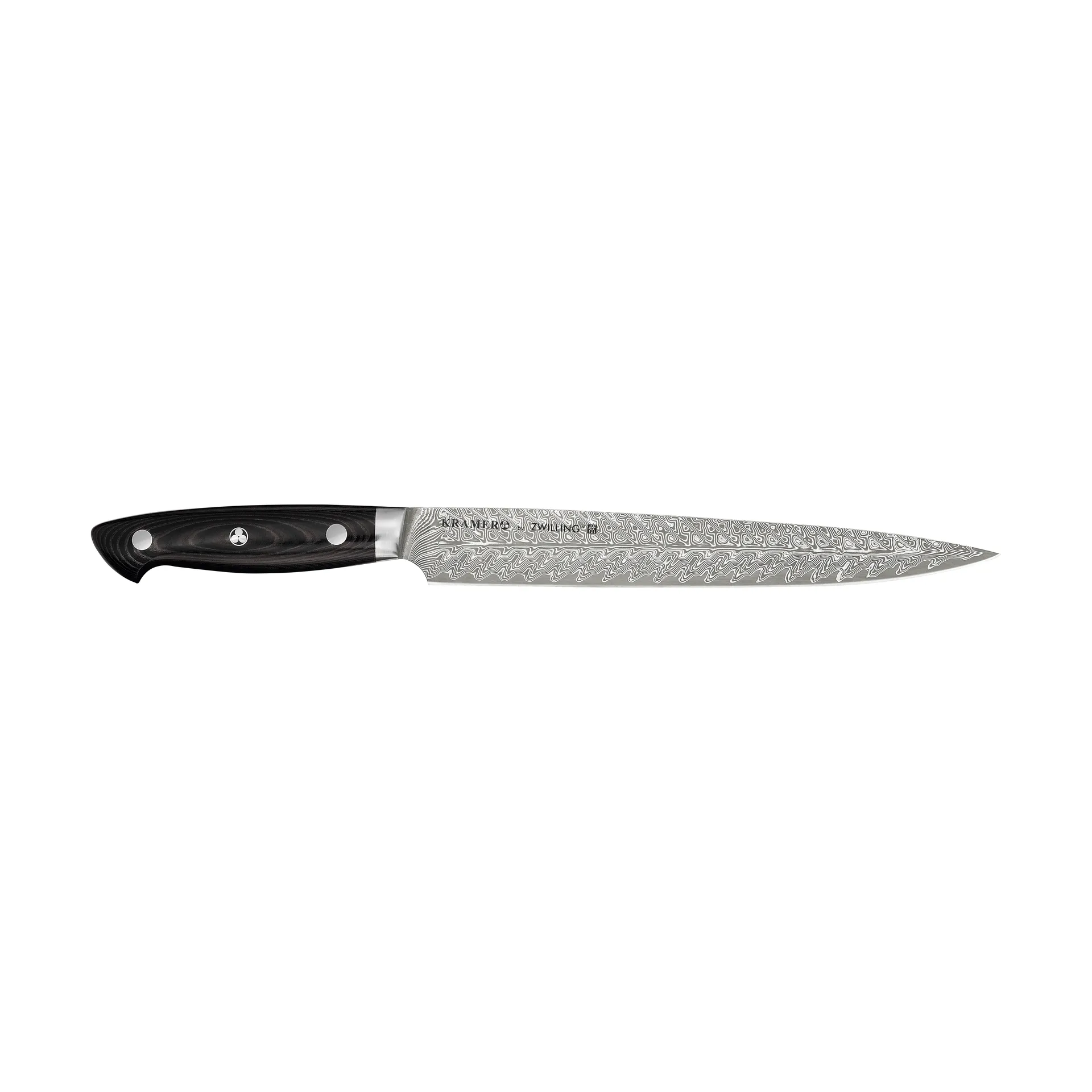 Couteau à découper Zwilling Kramer Euro Stainless 23 cm, Damassé noir Zwilling