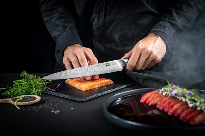 Couteau à filets Zwilling Tanrei 23 cm, Damassé noir Zwilling