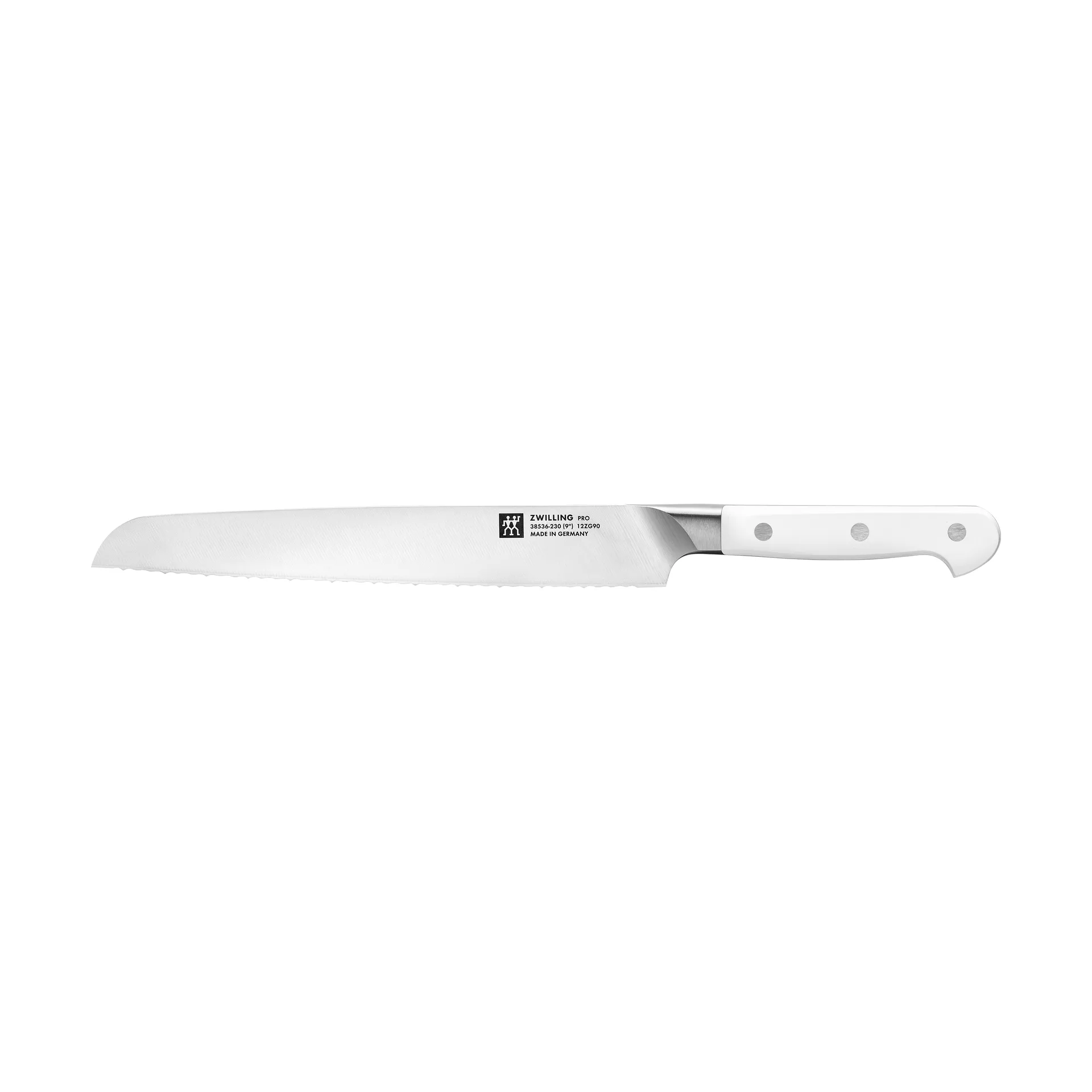 Couteau à pain Zwilling Pro Le Blanc 23 cm, Blanc-acier inoxydable Zwilling