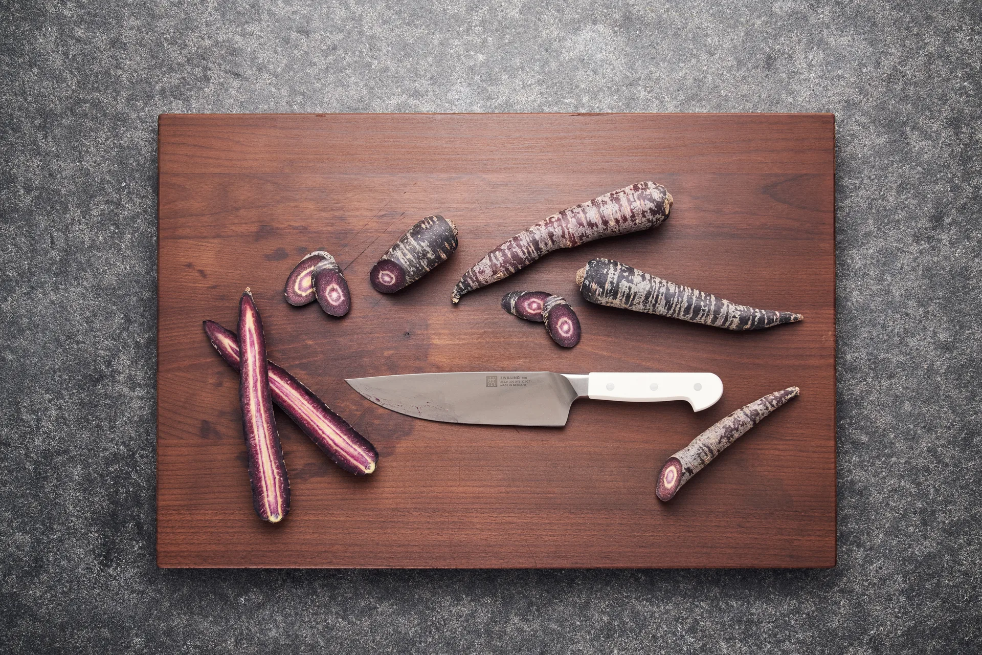 Couteau de chef compact Zwilling Pro Le Blanc 14 cm, Blanc-acier inoxydable Zwilling