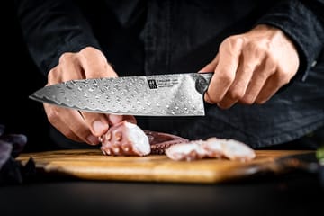 Couteau de chef Gyutoh Zwilling Tanrei 20 cm - Damassé noir - Zwilling
