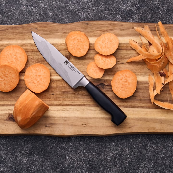 Couteau de chef Zwilling Four Star 16 cm, Noir-acier inoxydable Zwilling
