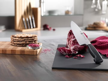 Couteau de chef Zwilling Four Star 20 cm - Noir-acier inoxydable - Zwilling