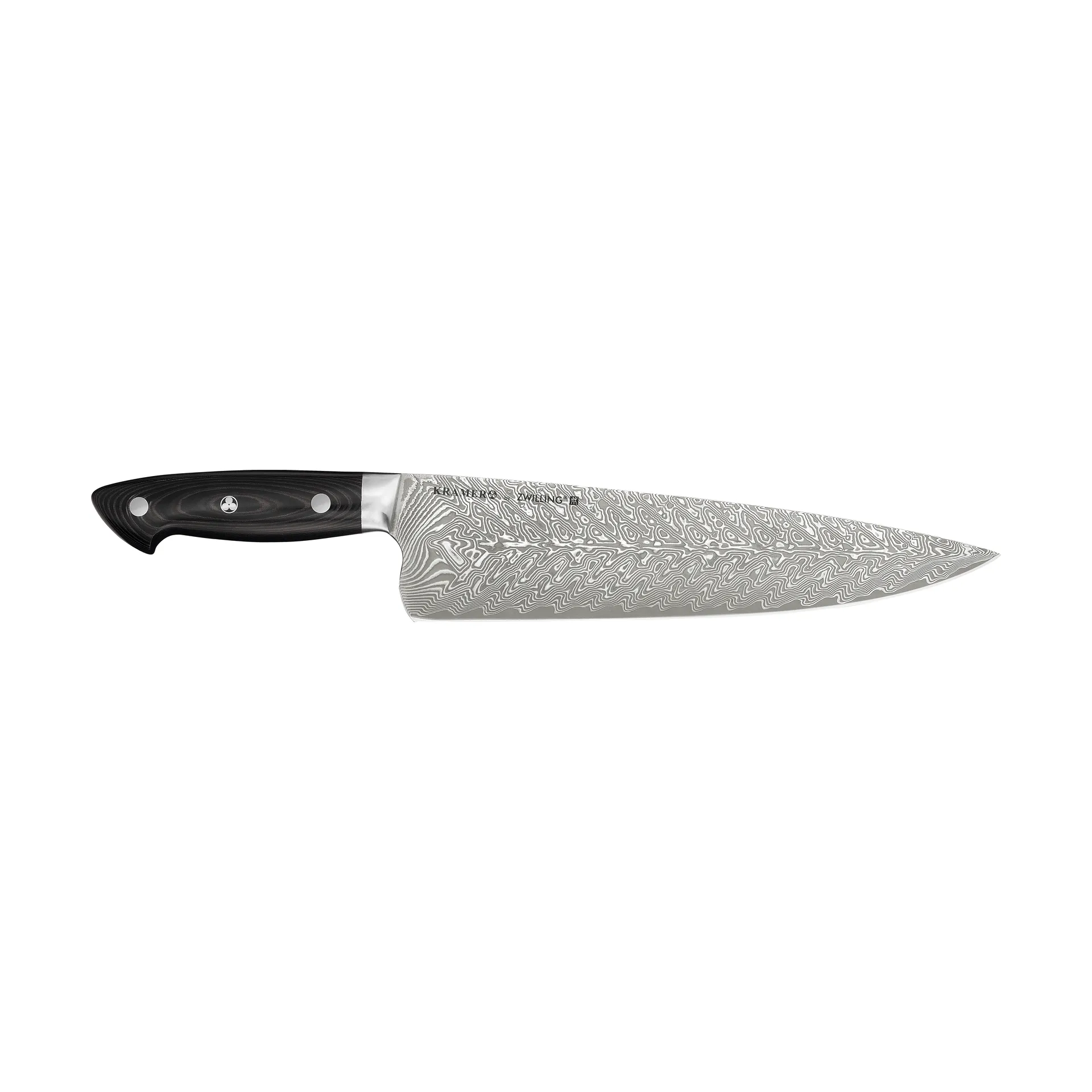 Couteau de chef Zwilling Kramer Euro Stainless 26 cm, Damassé noir Zwilling