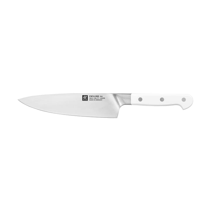 Couteau de chef Zwilling Pro Le Blanc 18 cm - Blanc-acier inoxydable - Zwilling
