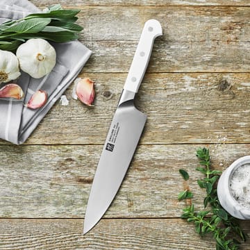 Couteau de chef Zwilling Pro Le Blanc 18 cm - Blanc-acier inoxydable - Zwilling