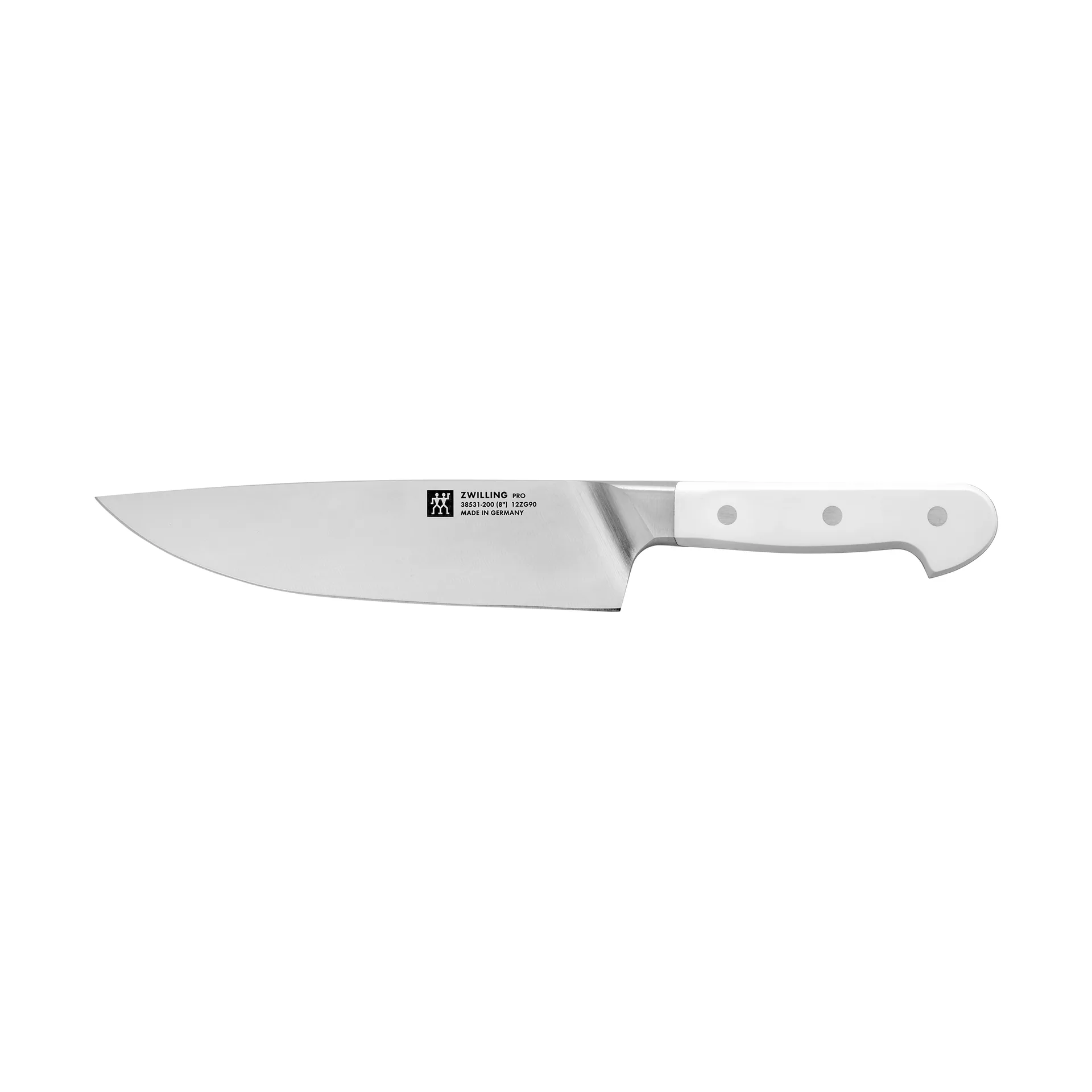 Couteau de chef Zwilling Pro Le Blanc 20 cm, Blanc-acier inoxydable Zwilling