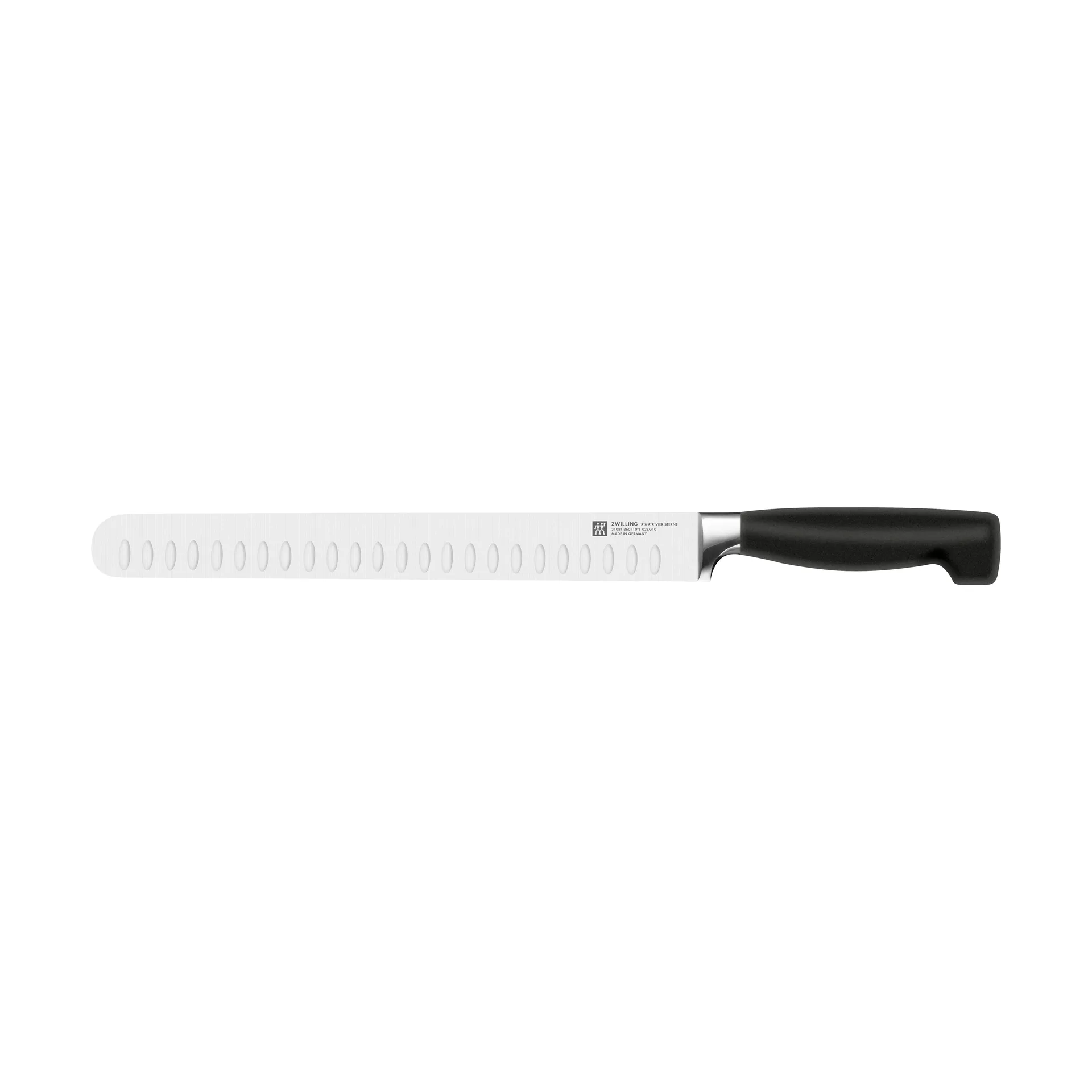 Couteau de filetage/couteau à trancher Zwilling Four Star 26 cm, Noir-acier inoxydable Zwilling