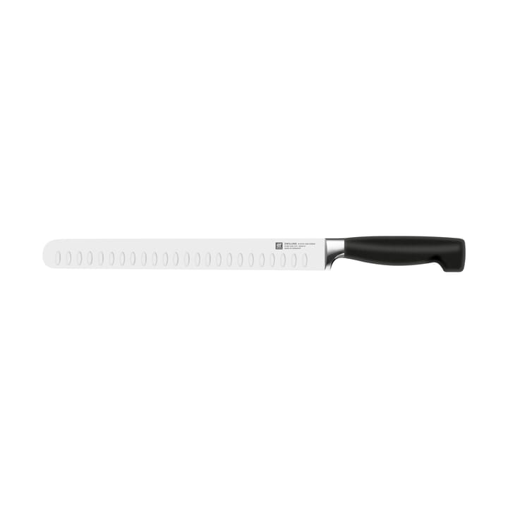 Couteau de filetage/couteau à trancher Zwilling Four Star 26 cm - Noir-acier inoxydable - Zwilling