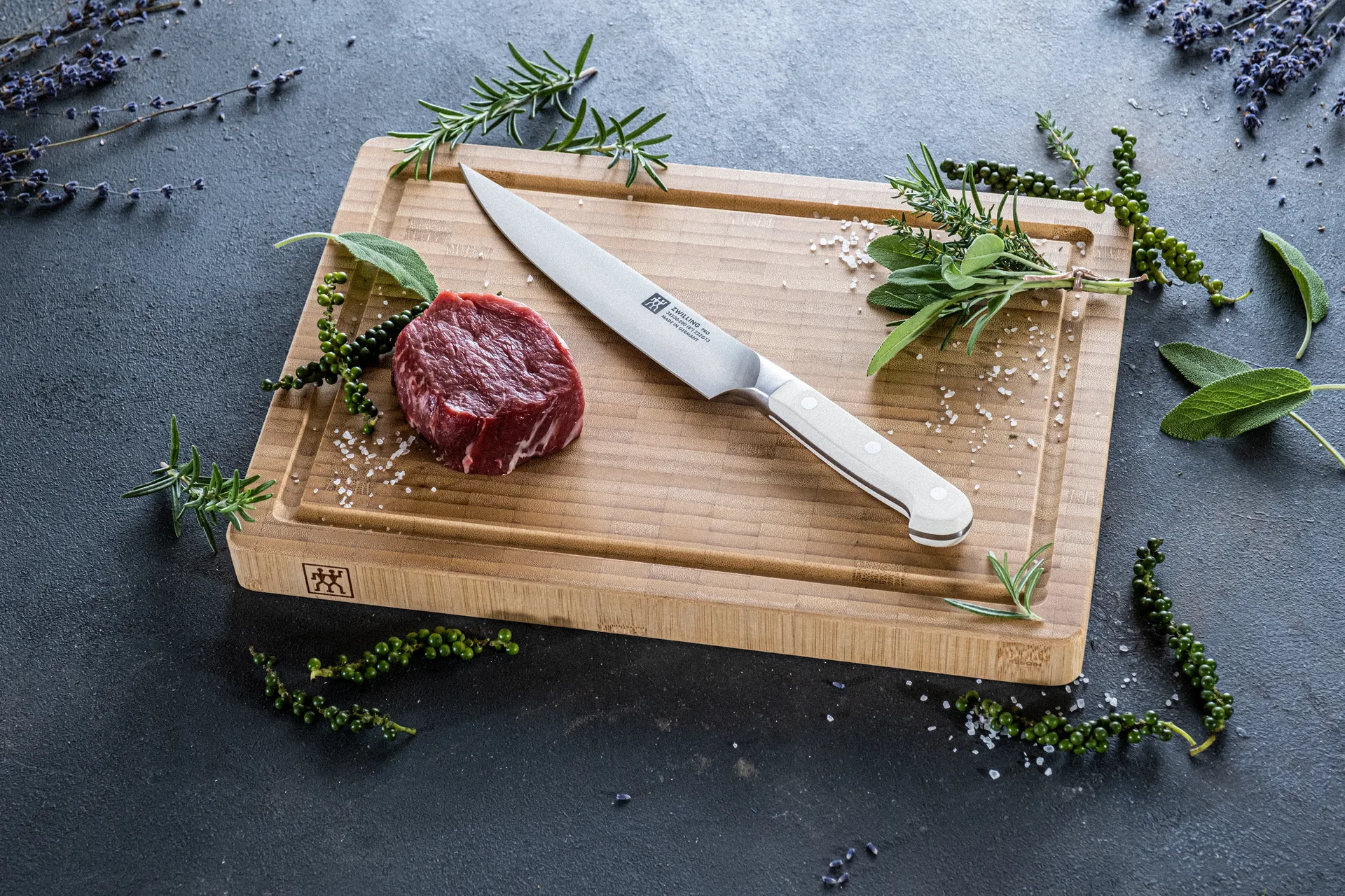 Couteau de filetage/couteau à viande Zwilling Pro Le Blanc 20 cm, Blanc-acier inoxydable Zwilling