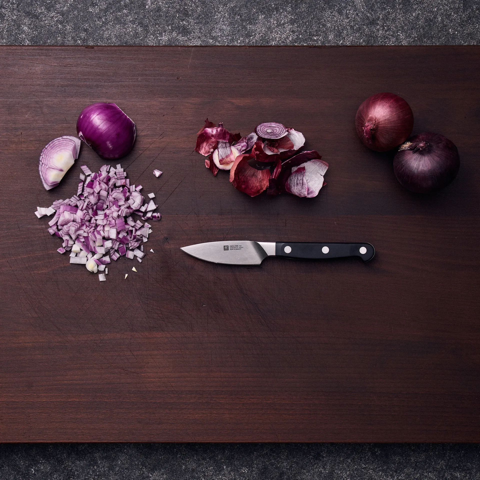 Couteau d'office Zwilling Kramer Euro Stainless 9 cm, Noir-acier inoxydable Zwilling