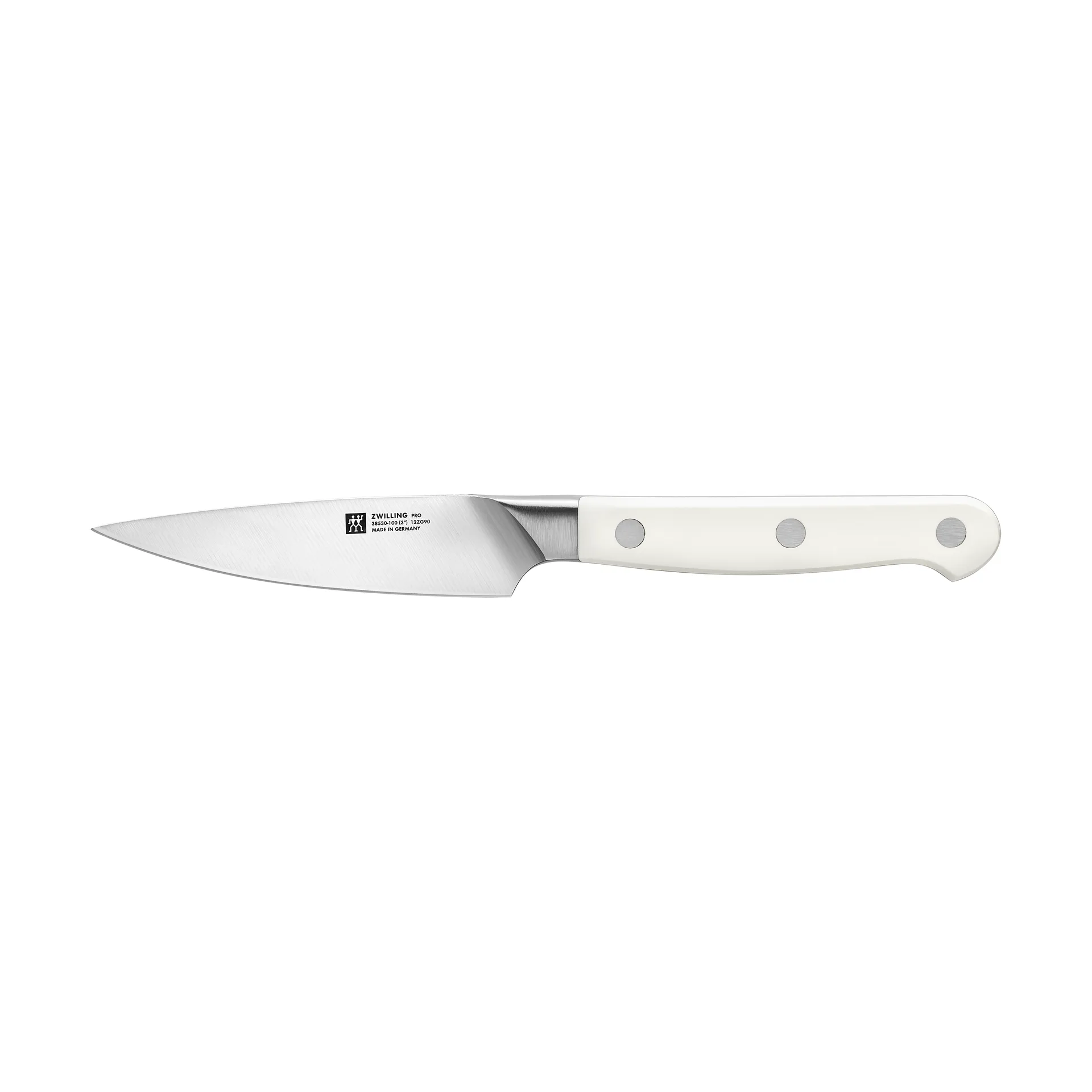 Couteau d'office Zwilling Pro 8 cm, Blanc-acier inoxydable Zwilling