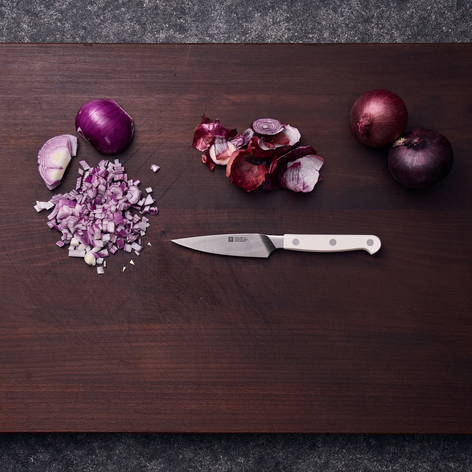 Couteau d'office Zwilling Pro 8 cm, Blanc-acier inoxydable Zwilling