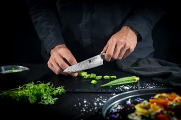 Couteau d'office Zwilling Tanrei 10 cm - Damassé noir - Zwilling