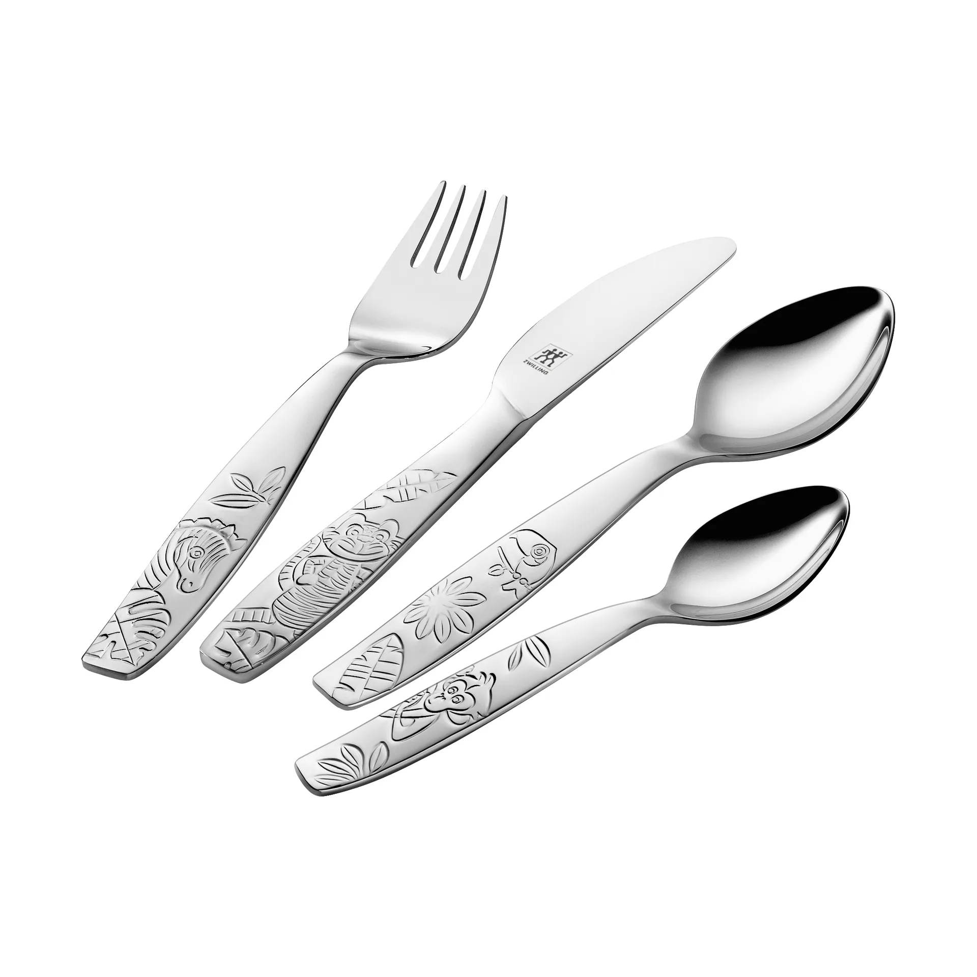 Couverts enfants Zwilling Twin Kids 4 pièces, Jungle Zwilling