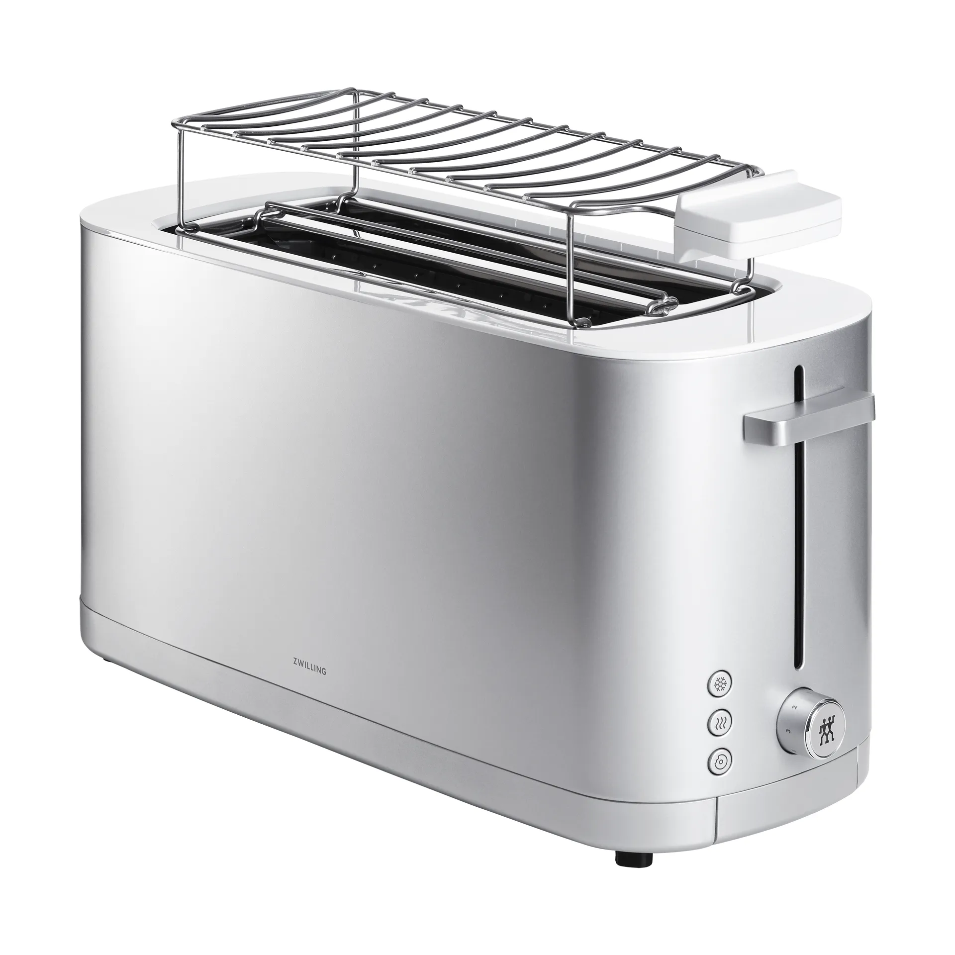 Grille-pain Zwilling avec réchauffe-pain 2 fentes longues, Argent Zwilling
