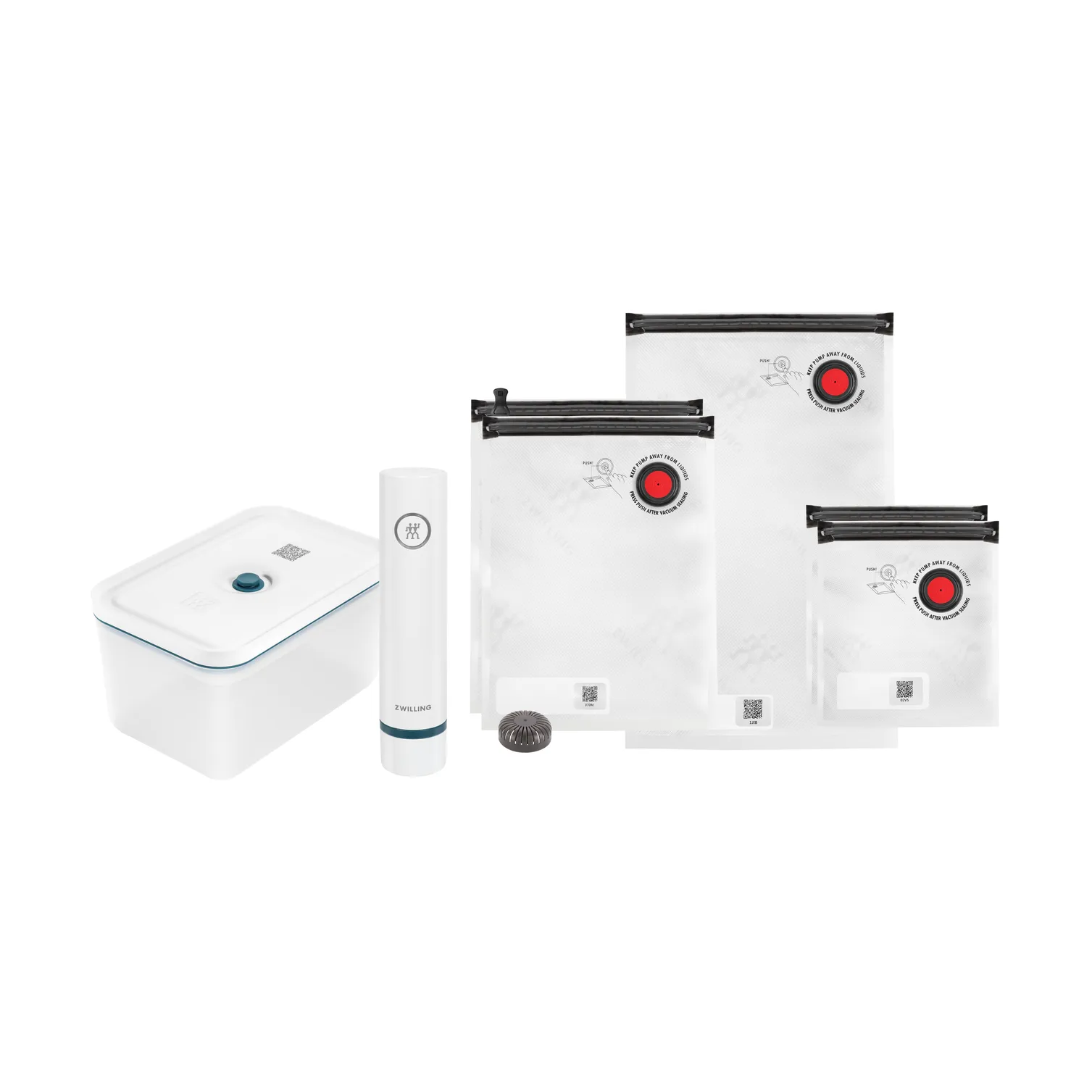 Kit de démarrage La-Mer sous vide en plastique, 7 pièces Zwilling