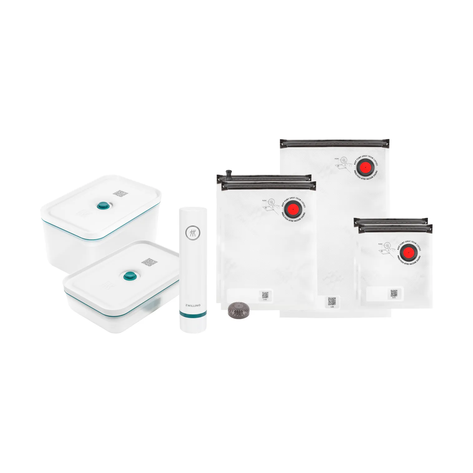 Kit de démarrage La-Mer sous vide en plastique, 8 pièces Zwilling