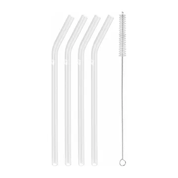 Pailles pliées Zwilling Sorrento Lot de 4 - Transparent - Zwilling