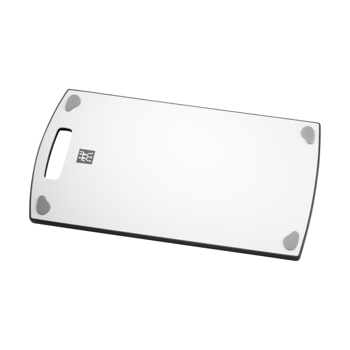 Planche à découper réversible Zwilling plastique blanc-gris - 38x22x1,5 cm - Zwilling