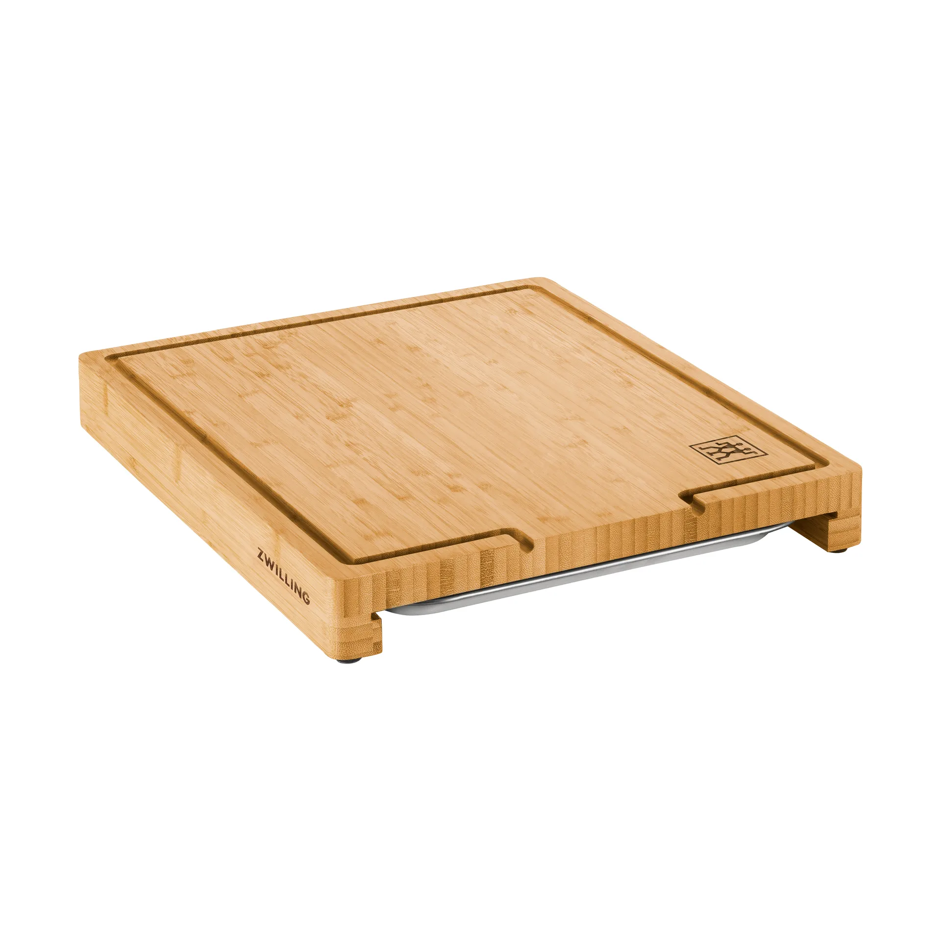 Planche à découper Zwilling BBQ+ en bambou avec bac de récupération, 39x30 cm Zwilling