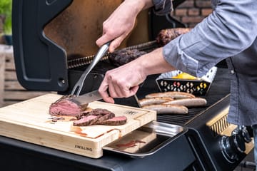 Planche à découper Zwilling BBQ+ en bambou avec bac de récupération - 39x30 cm - Zwilling