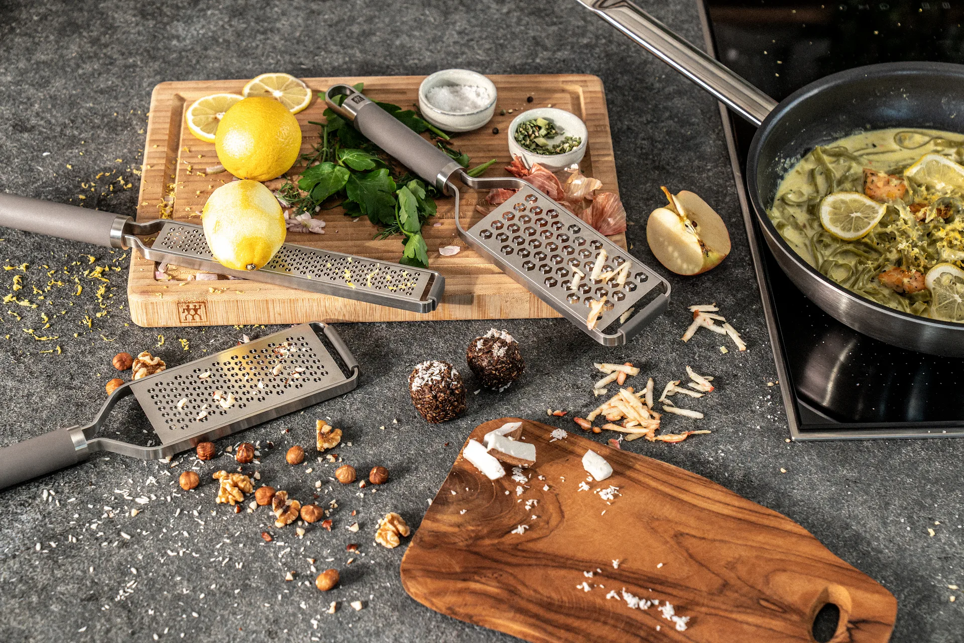 Râpe moyenne Zwilling Pro Z Cut 34 cm, Acier inoxydable gris Zwilling