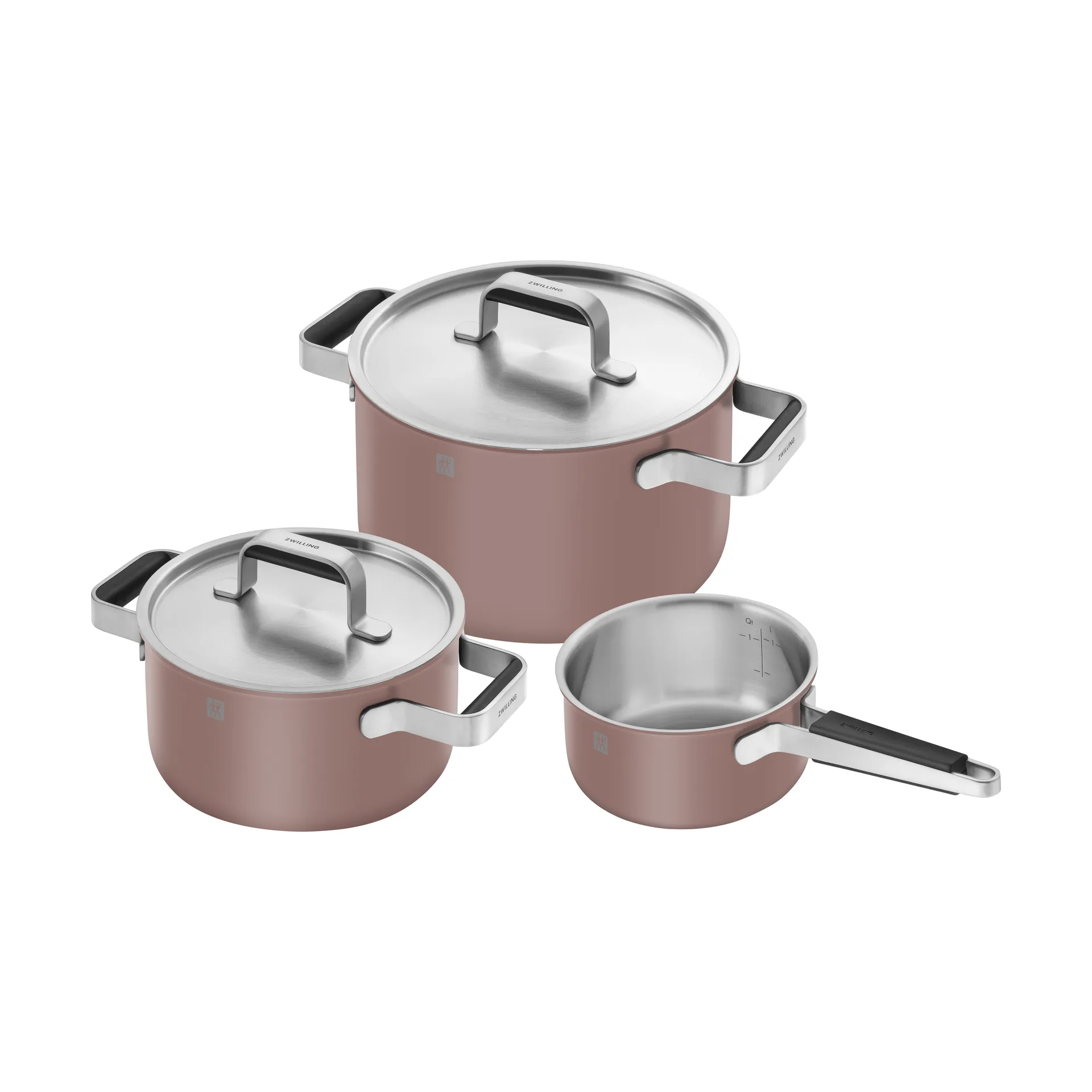 Set de casseroles Zwilling Pure 5 pièces, Rose Zwilling