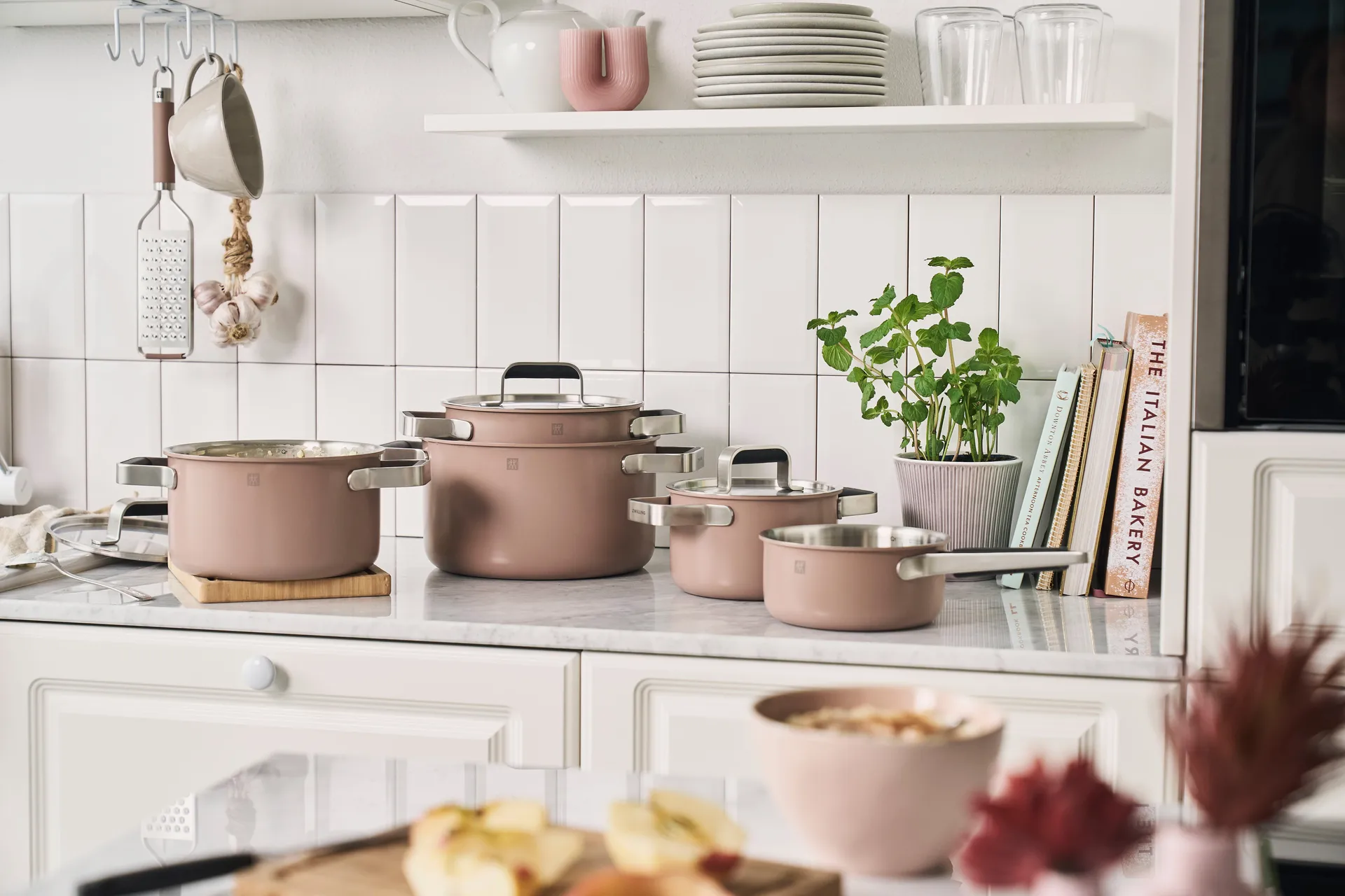 Set de casseroles Zwilling Pure 5 pièces, Rose Zwilling