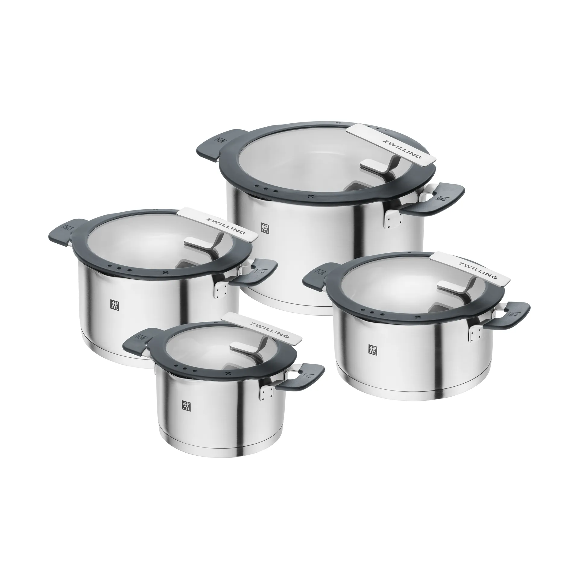 Set de casseroles/grandes casseroles Zwilling Simplify 8 pièces, Acier inoxydable Zwilling