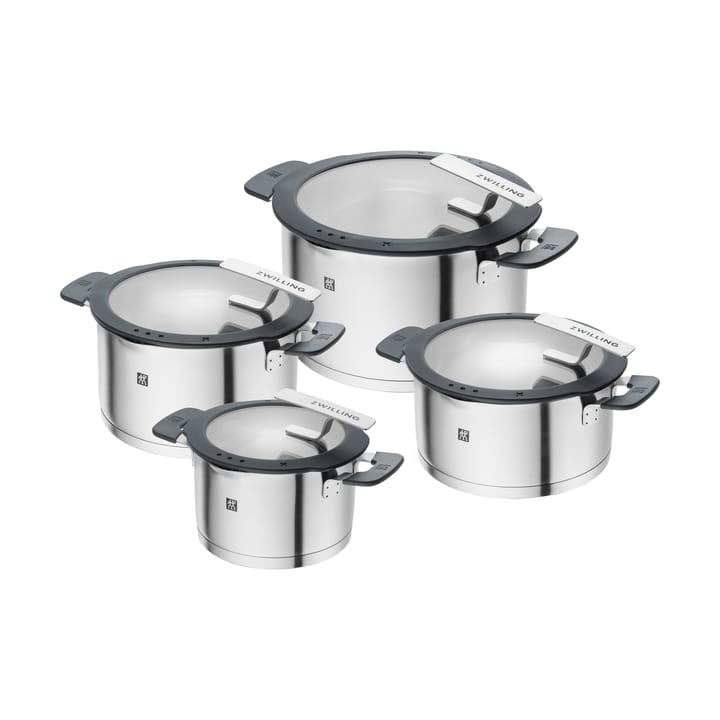Set de casseroles/grandes casseroles Zwilling Simplify 8 pièces - Acier inoxydable - Zwilling