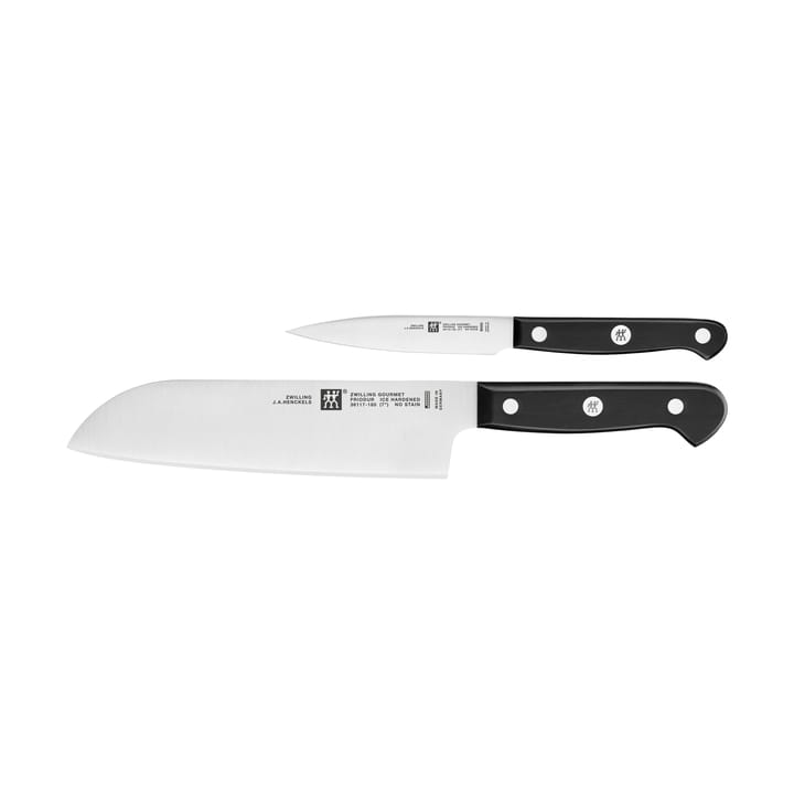 Set de couteaux Zwilling Gourmet 2 pièces - Noir-acier inoxydable - Zwilling