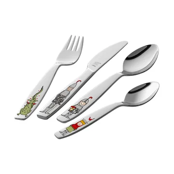 Set de couverts enfants Zwilling Twin Kids 4 pièces - Eckbert chevalier - Zwilling