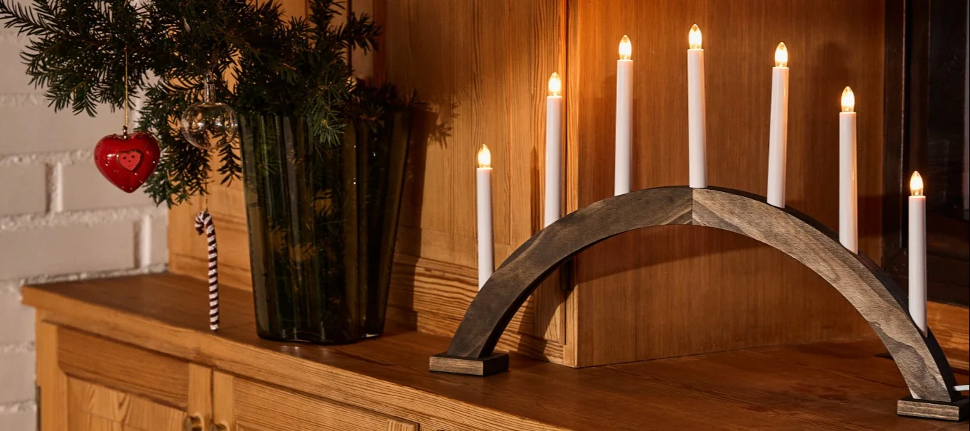 Bougeoir De L'Avent En Fer - Couronne Votive Pour Déco De Noël - Centre De Table Religieux Pour Église Ou Maison - 6
