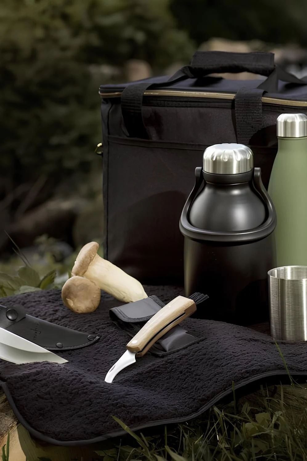 Parfait comme cadeau pour la fête des pères : le couteau à champignons avec étui de Sagaform.
