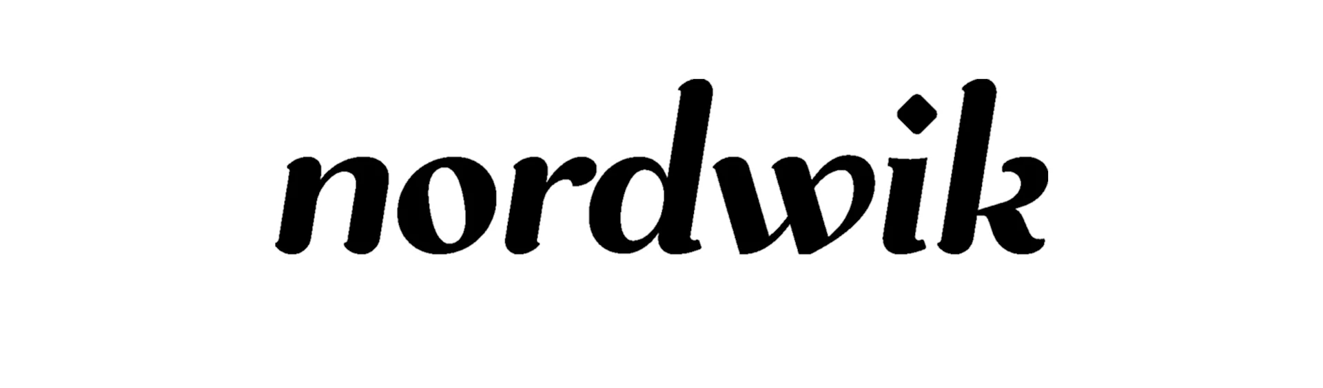 Le mot nordwik en police noire, italique, de type manuscrit.